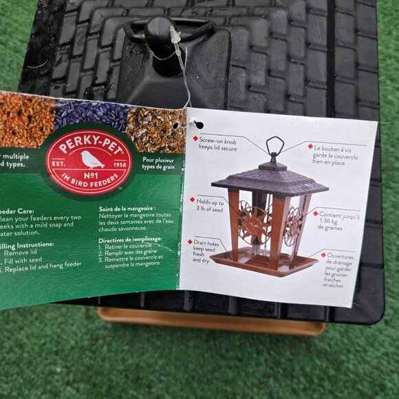 PERKY PET Sun & Star Metal Rust-Resistant Bird Feeder Freestanding/Hanging NWT - Picture 5 of 12